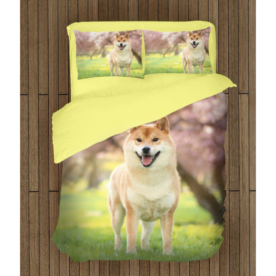 Povlečení s přikrývkou - Shiba Inu