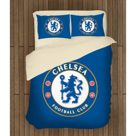Přikrývka - Chelsea Blue Logo