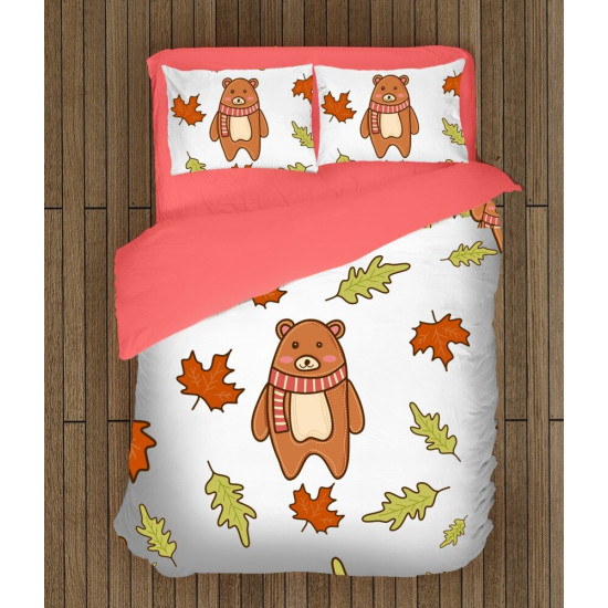 Povlečení s přikrývkou - Autumn Bear