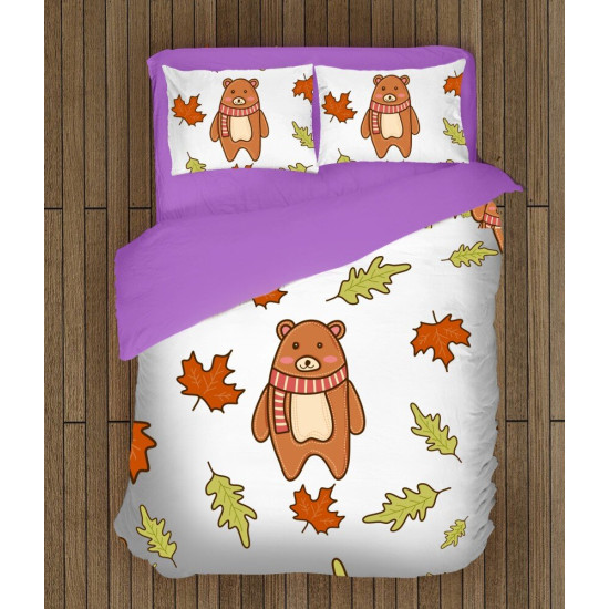 Povlečení s přikrývkou - Autumn Bear