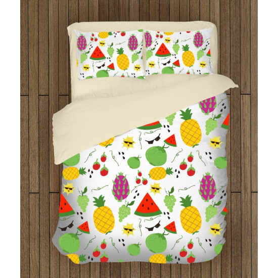 Povlečení s přikrývkou - Fruits