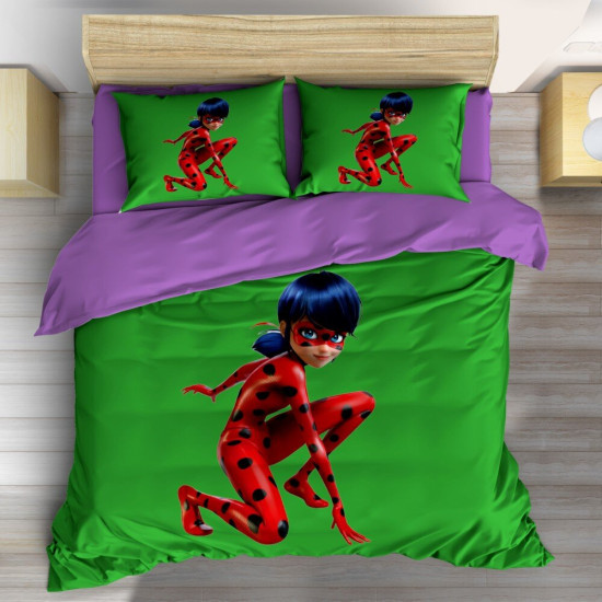 Dětské ložní prádlo s přikrývkou - Ladybug Sitting