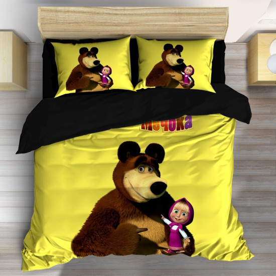 Ložní soupravy s přikrývkou - Masha and Bear Hug