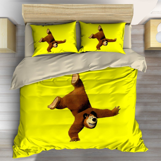 Dětské ložní prádlo s přikrývkou - Masha The Bear
