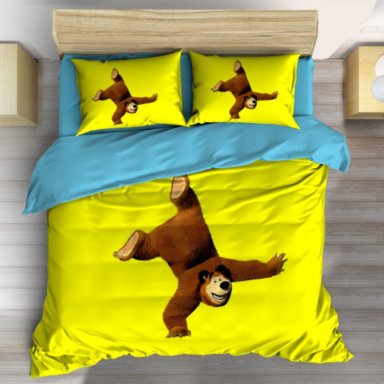 Dětské ložní prádlo s přikrývkou - Masha The Bear
