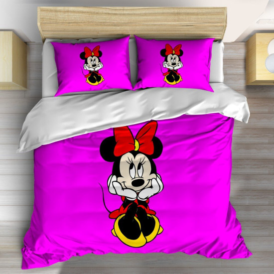 Dětské povlečení s přikrývkou - Minnie Mouse Sitting