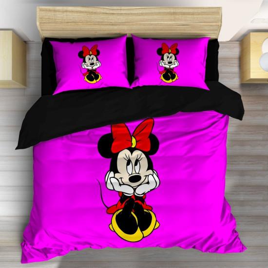 Dětské povlečení s přikrývkou - Minnie Mouse Sitting