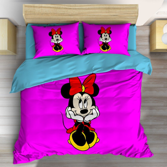 Dětské povlečení s přikrývkou - Minnie Mouse Sitting