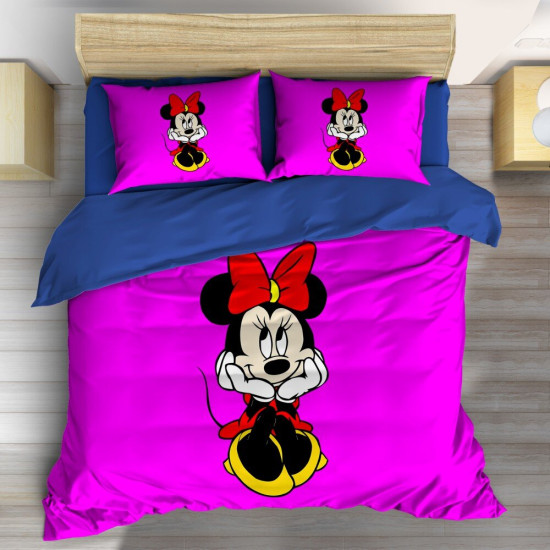 Dětské povlečení s přikrývkou - Minnie Mouse Sitting