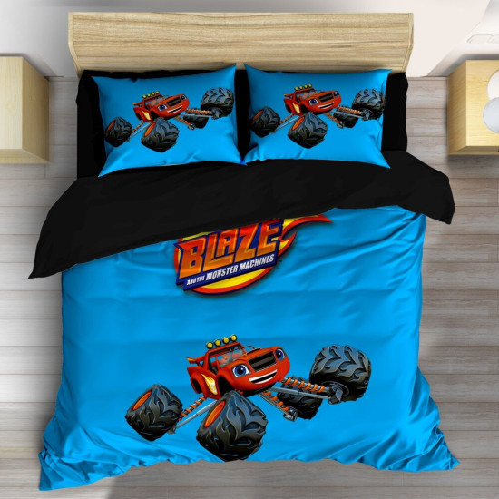 Dětské ložní prádlo s přikrývkou - Blaze Monster Truck