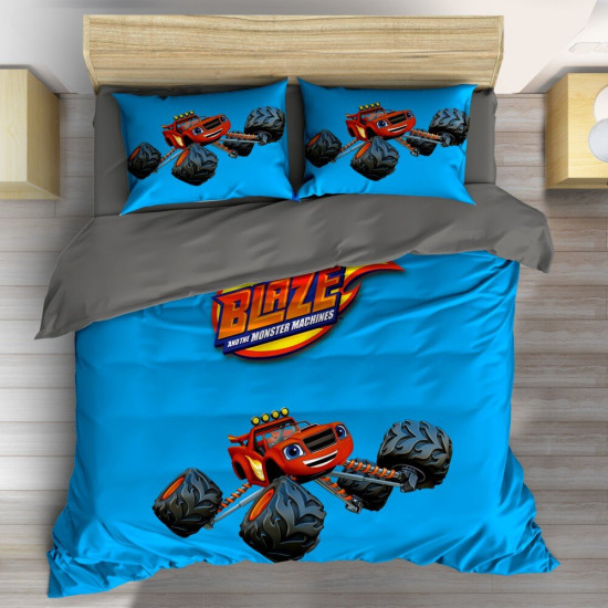 Dětské ložní prádlo s přikrývkou - Blaze Monster Truck