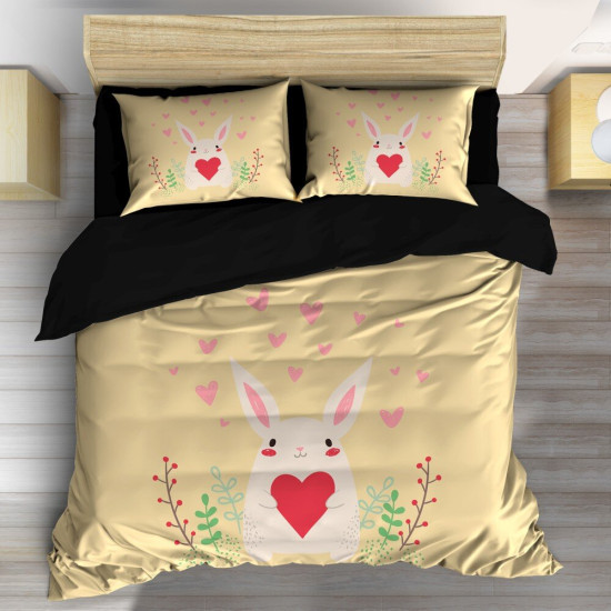 Povlečení s přikrývkou - Bunny in Love