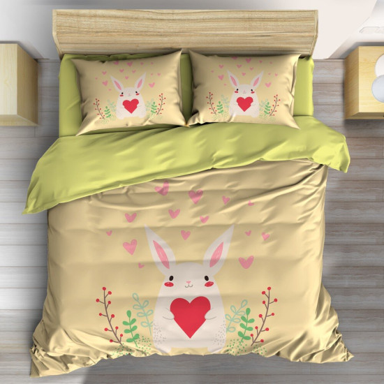 Povlečení s přikrývkou - Bunny in Love