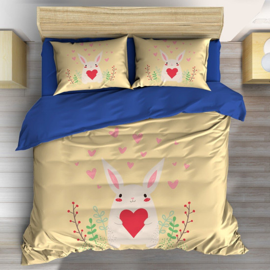 Povlečení s přikrývkou - Bunny in Love