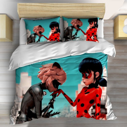 Dětské povlečení s přikrývkou - Ladybug 
