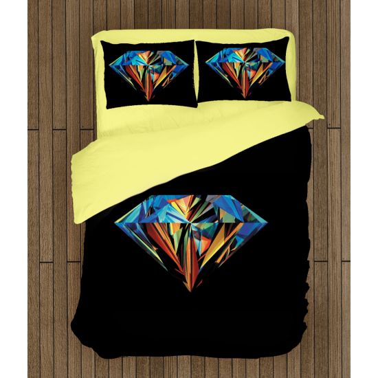 Černé povlečení- Diamond