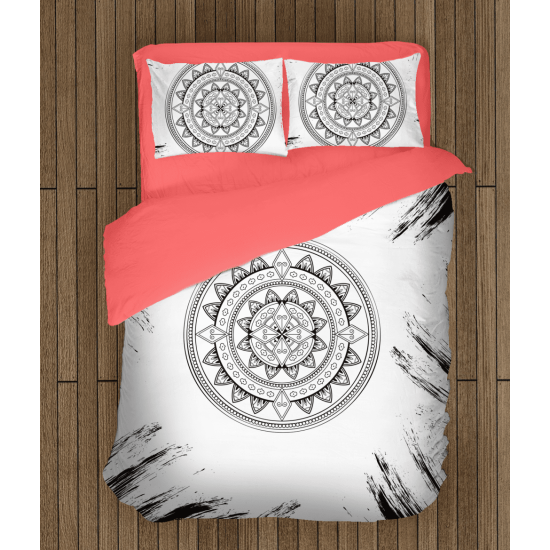 Povlečení na postel - Black&White Mandala
