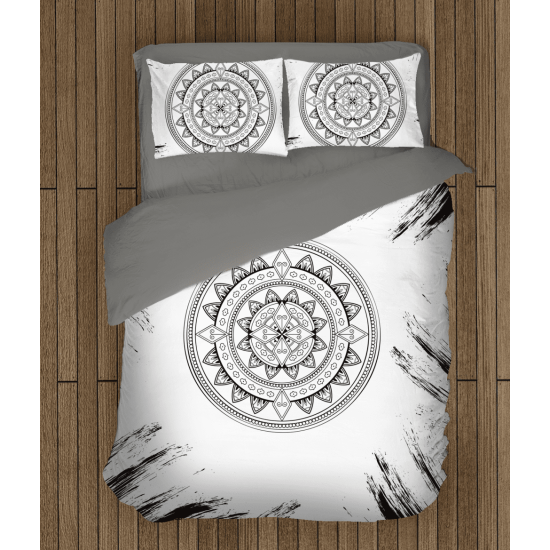Povlečení na postel - Black&White Mandala