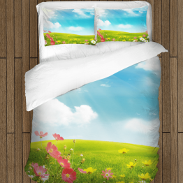 3D Povlečení luxusní - Sunny Lawn