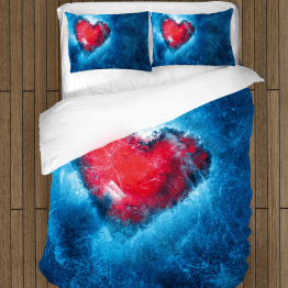 Srdíčkové povlečení - Ice Heart