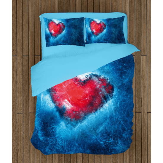 Srdíčkové povlečení - Ice Heart