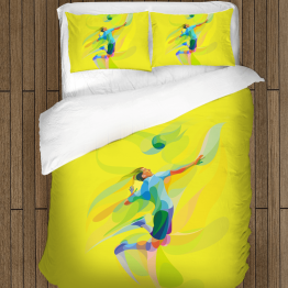 Žluté povlečení - Volleyball