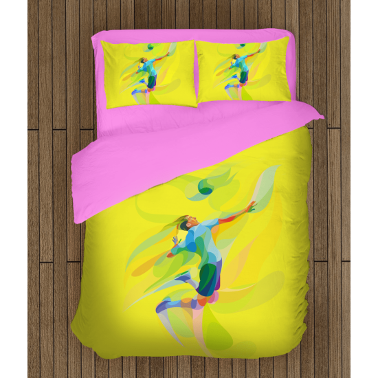 Žluté povlečení - Volleyball