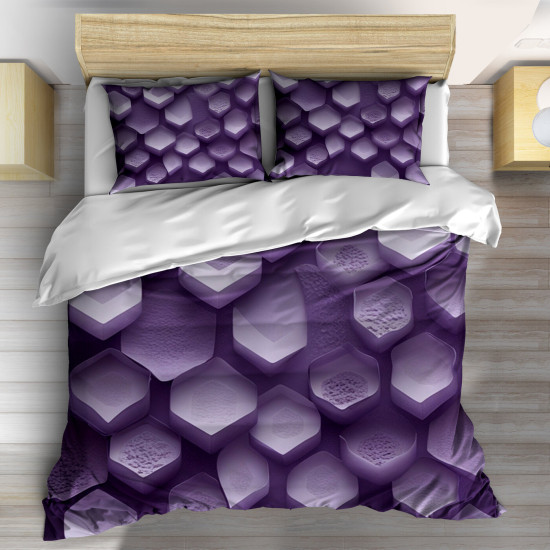 Abstraktní hexagony – Luxusní povlečení
