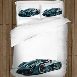 Povlečení na postel - Lamborghini White Background
