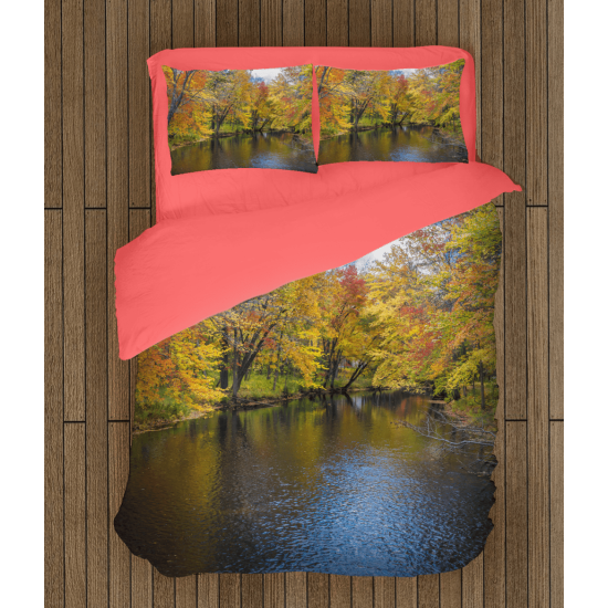Povlečení na postel - River in autumn