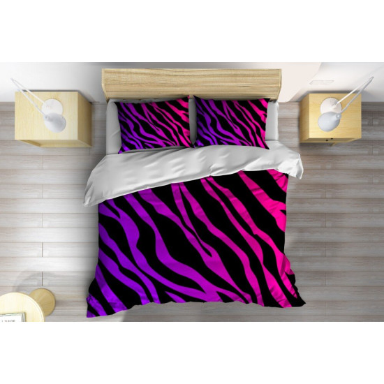 Povlečení na postel - Colorful Zebra