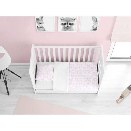 Povlečení do postýlky - Little baby pink