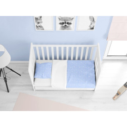 Povlečení do postýlky - Little baby blue