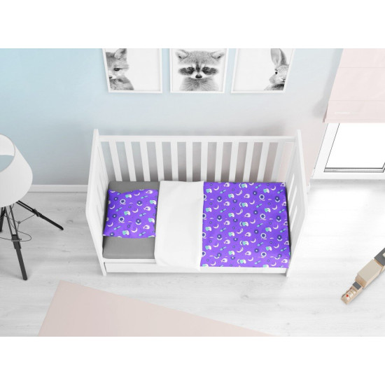 Povlečení pro miminko - Newborn baby purple
