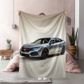 Deka Stříbrný sedan Honda Civic