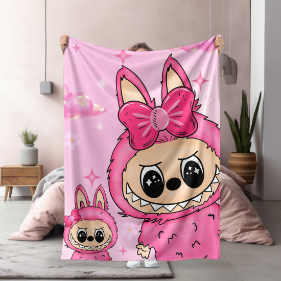 Deka Růžový Labubu