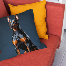 Polštář Dobrman Pinscher
