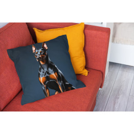 Polštář Dobrman Pinscher