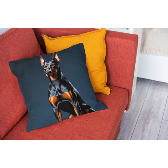 Polštář Dobrman Pinscher