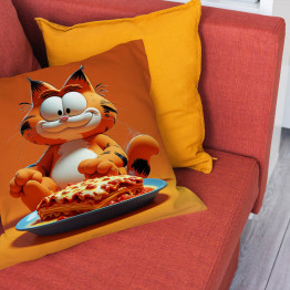 Dekorační polštář Garfieldovo mlsání