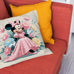 Dekorační polštář Minnie v splývavé smršti
