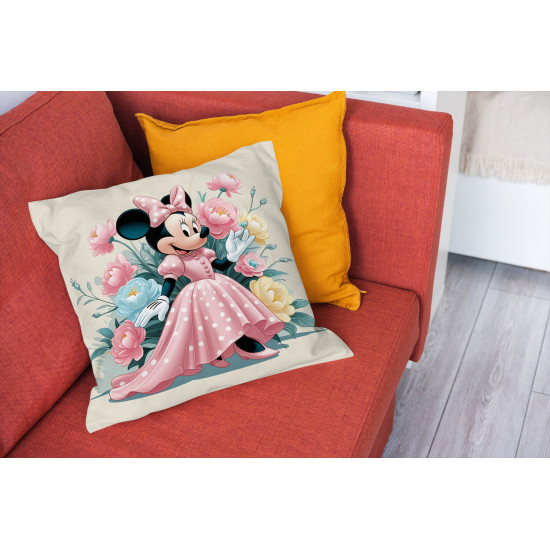Dekorační polštář Minnie v splývavé smršti