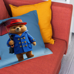 Dekorační polštář Dobrodružství medvěda Paddingtona