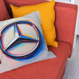 Polštář Věčný symbol Mercedesu