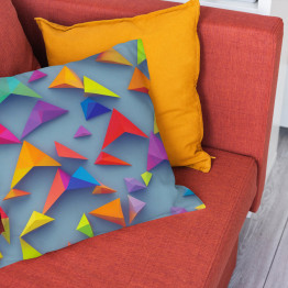 Polštář Malé geometrické trojúhelníky