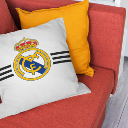 Dekorační polštář Logo Real Madrid s liniemi