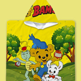 Dětské pončo s kapucí Bamse