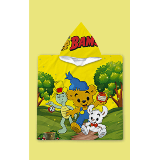 Dětské pončo s kapucí Bamse