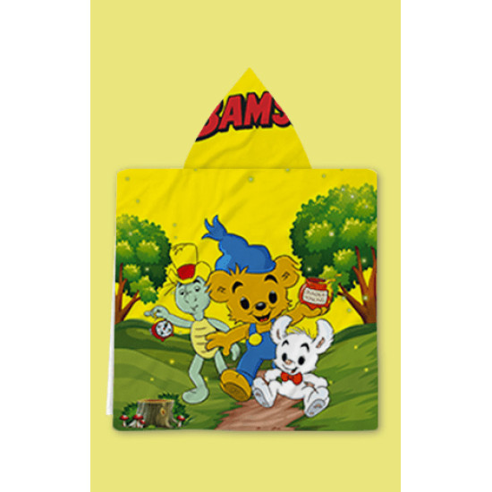 Dětské pončo s kapucí Bamse