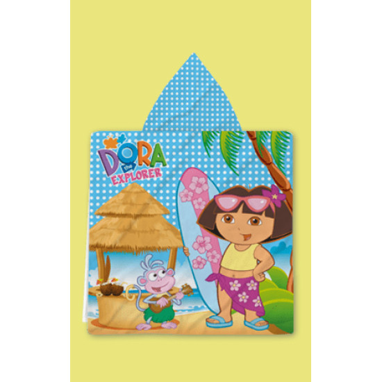 Dětské pončo s kapucí Dora